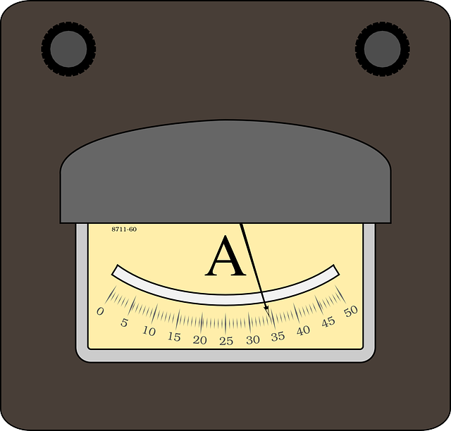 imagen de un amperímetro