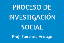 PROCESO DE INVESTIGACIÓN SOCIAL