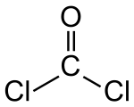 Estructura del fosgeno