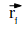 rf con una flecha arriba, indicando que se trata del vector posición final.